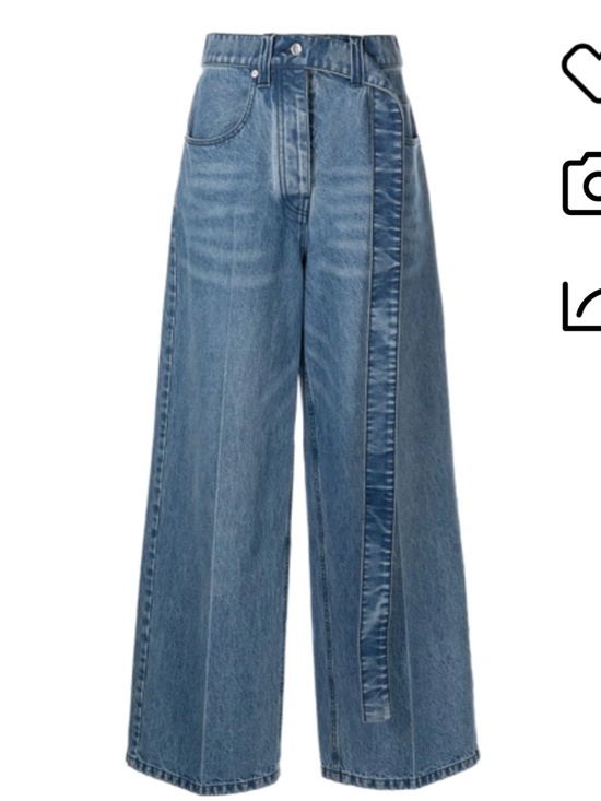 Alexander Wang Pants - NWT Alexander Wang Raver High-rise Belted Wide Leg Jeans Sz 26